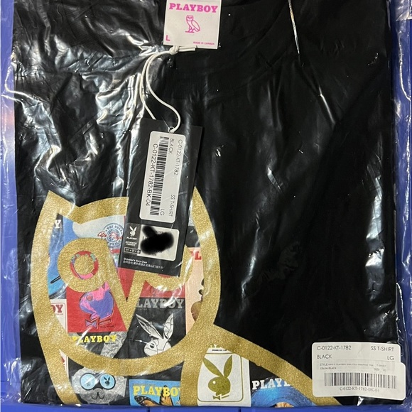 OVO x PLAYBOY MAGAZINE T-SHIRT - Picture 1 of 5
